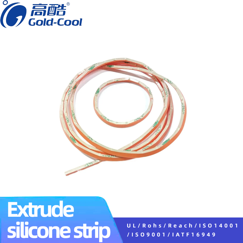 What are the common applications of silicone rubber strips in industrial and construction sectors?